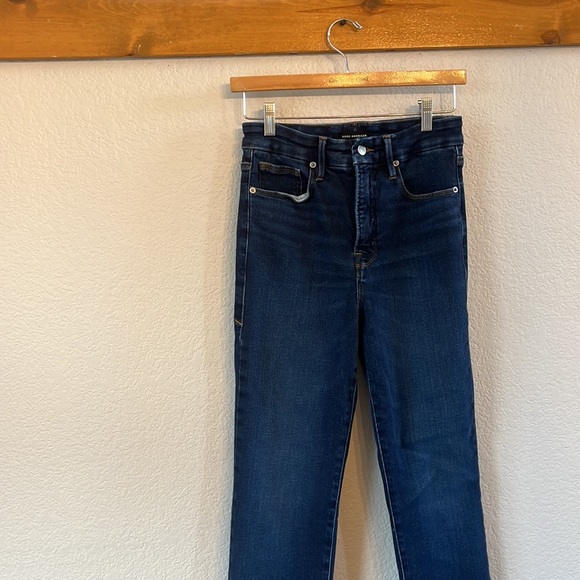 Good American Skinny Jeans Blue Denim Size 6/28 - Picture 9 of 10